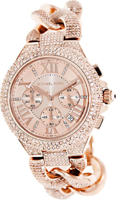 michael kors rose gold watch womens uk|michael kors rose gold set.